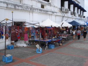Open market in old town