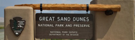 The Great Sand Dunes National Park and some interesting nearby sites
