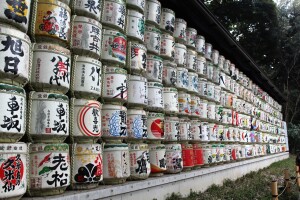 sake barrels