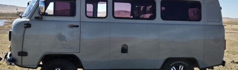 On the road to our first home stay - Hello Gobi Desert